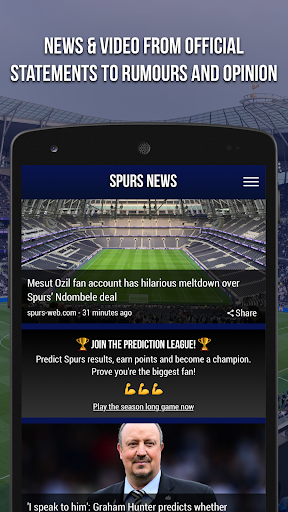 Android application Spurs News - Fan App screenshort