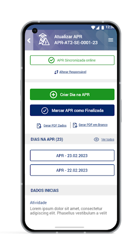 Android application APR Digital - TAESA screenshort