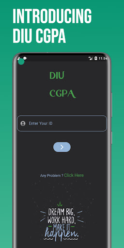 Android application DIU CGPA screenshort
