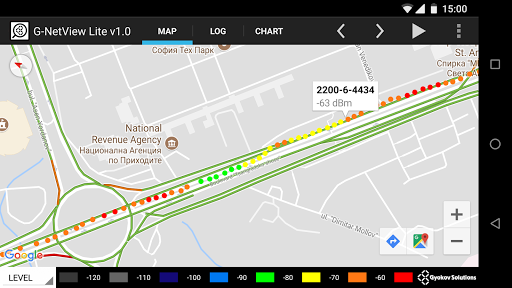 Screenshot of G-NetView Lite