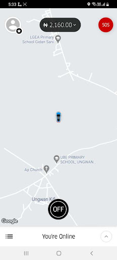 Datride - Driver App Screen 3