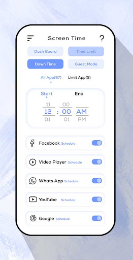 Parental Control - Screen Time Screen 2