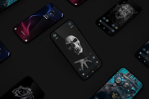 Android application Dark Wallpapers screenshort