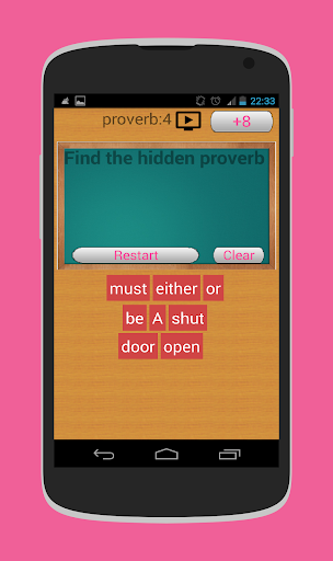 Android application proverbs and sayings screenshort