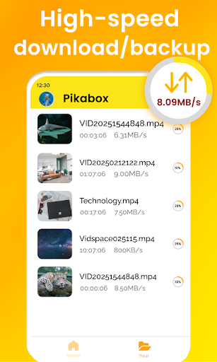 Pikabox: Cloud Space & Live TV 3