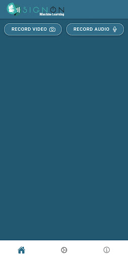 Android application SignOnML screenshort