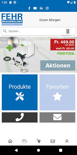 Android application Fehr Braunwalder screenshort