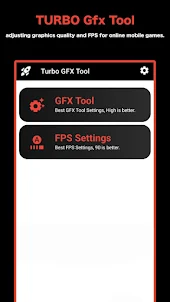 Turbo Game Booster & GFX Tool