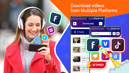 HD Video &Music Downloader App
