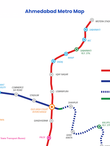 AhmedabadMetroMap Screen 3