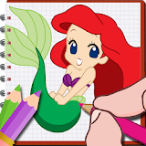 Little Mermaid Coloring Book icon