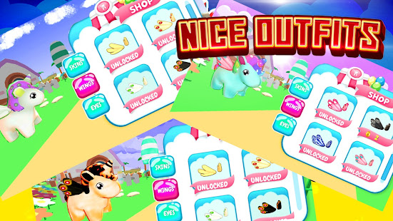 Cute Baby unicorn - little pony pet care game 0.4 APK screenshots 15