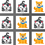 Cover Image of डाउनलोड Cute Dog Cat Tic Tac Toe 1.0 APK