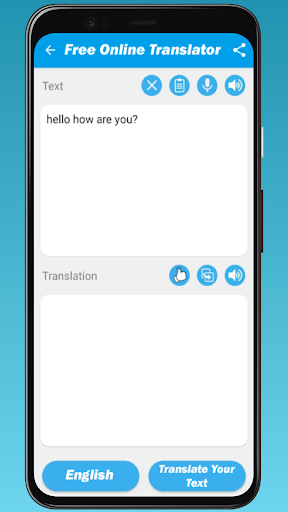 Android application Portuguese Russian Translator screenshort