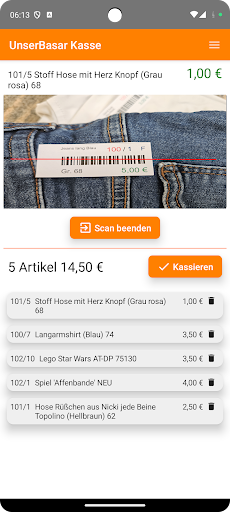 Kasse - UnserBasar Screen 3
