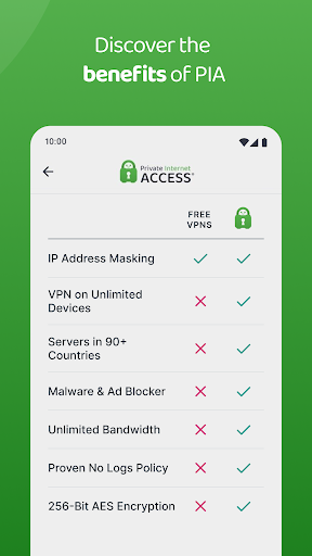 Private Internet Access VPN screenshot 1
