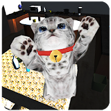 Cute cat simulator 3D icon