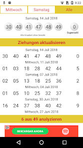 Lotto 6 aus 49 Alkalmaz sok a Google Playen