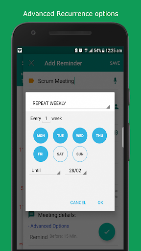 Pi Reminder: Tasks & Alarms Screen 3