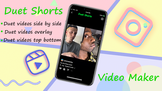 Duet Shorts - Video Maker App 2.0 APK + Mod (Unlimited money) untuk android