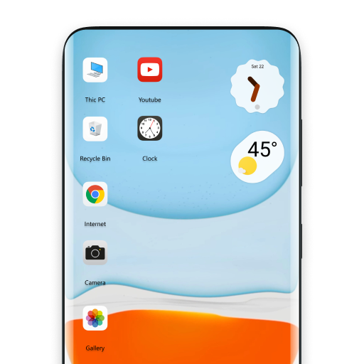 Phone 11 i theme For Launcher logo