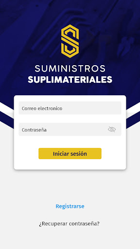Android application Suplimateriales screenshort
