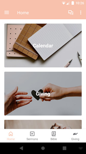 Android application Inspiration Lutheran Church screenshort