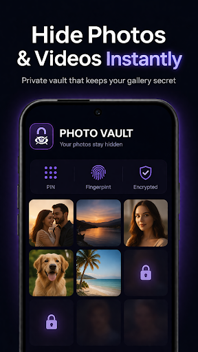 Photo Vault Hide Photos Videos screenshot 1