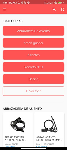 Android application HPA Bike screenshort