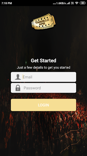 Android application Boletosenlinea-My Account screenshort
