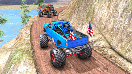 Android application Monster Truck Stunt 4x4 Car 3D screenshort