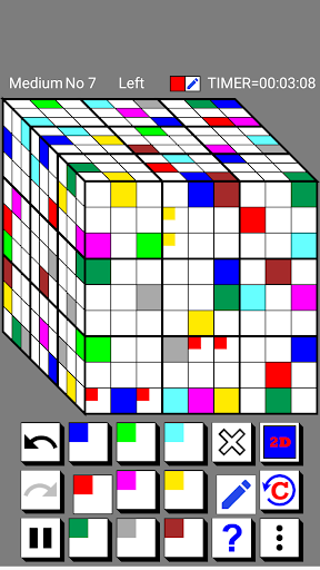 3D Color Place：3D Sudoku Screenshot