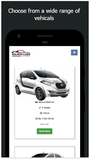 Eduxon Cabs Screen 3