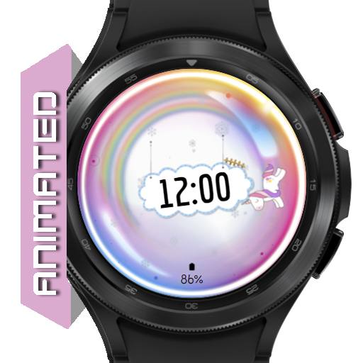 Watch Face Unicorn Animated logo