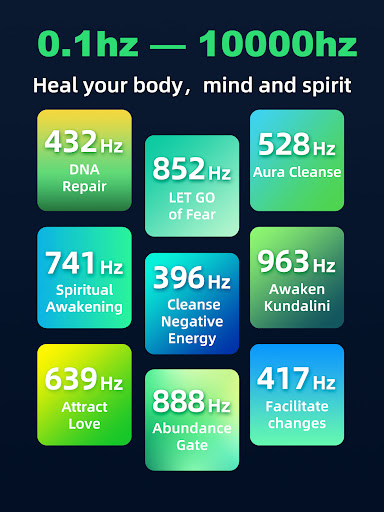 Screenshot of Healing Frequencies Sounds