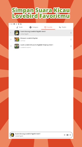 Kicau Burung Lovebird Mp3