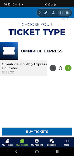 OmniRide OmniPay Screen 2