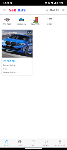 Android application Sellbitz IE screenshort