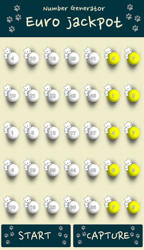CAT Euro Jackpot - Number gene