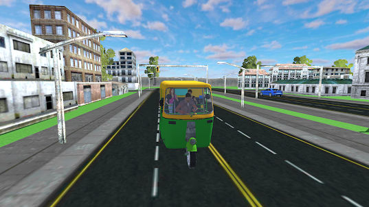 Tuk Tuk Auto Rickshaw Drive 3D