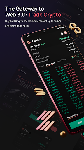 Android application Zelta: BTC, Crypto and NFTs screenshort