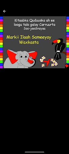 Android application Somali Bible Stories screenshort