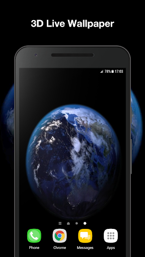 Android application Earth 3d Live Wallpaper screenshort
