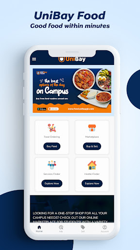 UniBay Super App Screen 2