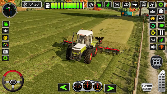 Тракторная тележка на ферме 3d