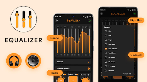 Android application Wave: Equalizer Volume Booster screenshort