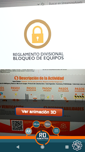 Codelco AR+ Screen 2