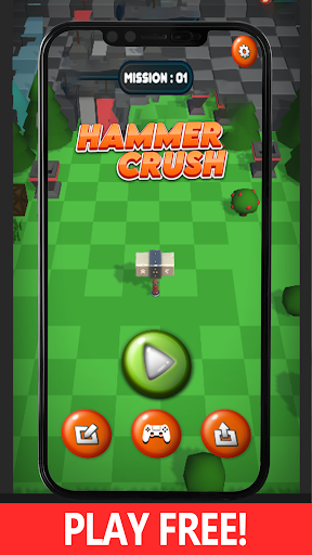 Android application Hammer Crush Challenge screenshort