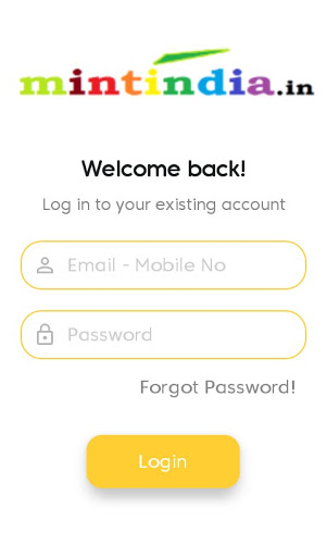 Android application mintindia screenshort