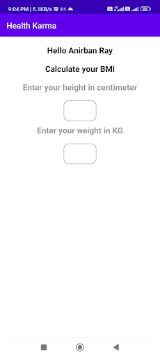 HealthKarma Screen 3